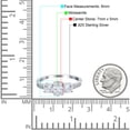 thumbnail image 4 of Moissanite Size-8 Three Stone Art Deco Oval Trio Ring Vintage Style CZ Wedding Engagement Ring 925 Sterling Silver Gifts For Her, 4 of 6