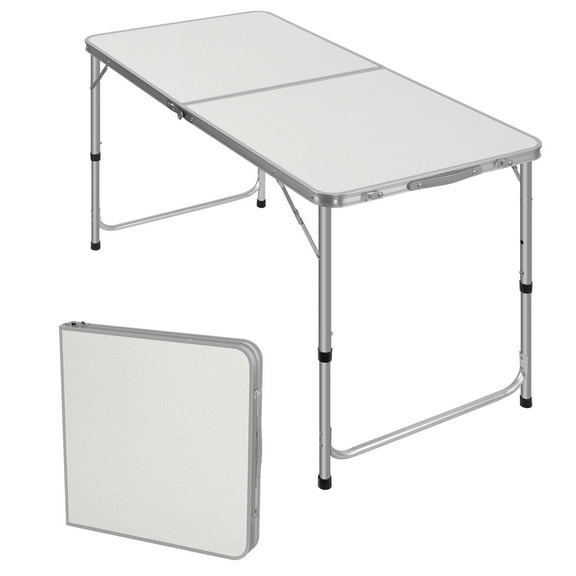 Folding Practical Table Folding Semi-Portable Picnic Party Table