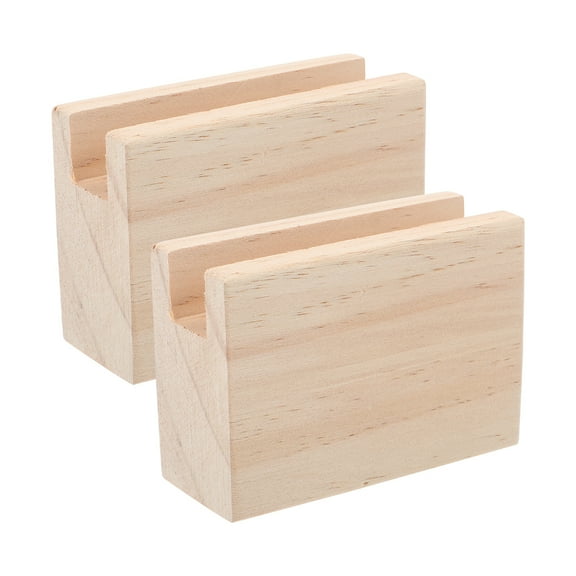 TABLETREANDS 2Pcs Rectangular Wooden Furniture Heightening Pads for Home 10.0x7.0x4.0in