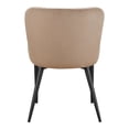 thumbnail image 4 of Moe's Home Collection Etta Fabric Dining Chair Brown Color, 4 of 4