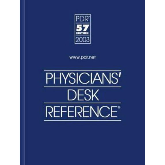 Pre-Owned Physicians' Desk Reference 2003 (Physicians' Desk Reference (Pdr)) (Hardcover) 1563634457 9781563634451