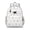 White-2, variant on Educational Wall Art Backpack - Waterproof & Durable School Bag for Students, Science Themed Design with Spacious Compartment, Perfect for Biology & Astronomy Fans