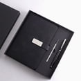 thumbnail image 2 of CoreLiving Hardcover Lined Journal Notebook A5 100 Pages 100gsm Thick Paper Leather Daily Diary for Writing with Pen in Gift Box for Men Women Business Travel, 2 of 6