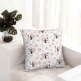 thumbnail image 6 of Yiaed Heart Panda Print Pillow Covers Super Soft Decorative Square Throw Pillow Covers Case Cushion Covers for Sofa Couch Bedroom Car Decor（No pillow core）-24"x24", 6 of 7