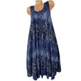 thumbnail image 5 of YABCSAZ Summer Dresses for Women 2025 Casual Loose Floral Printed Tank Dress Spring Tank T shirt Dress Plus Size Beach Sundress Sleeveless Dresses for Vacation, 5 of 6