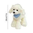 thumbnail image 2 of Taicans ‌Adorable Plush Poodle Dog Toy,11in/28cm,Soft & Huggable,Kids' Comfort Toy,Birthday/Gift,Cuddly Stuffed Animal,Perfect for Toddlers & Kids‌, 2 of 7