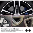 thumbnail image 4 of YISITIAN 4 PCS Car Tire Valve Stem Caps, Handmade Dustproof Crystal Rhinestone Auto Stem Air Cap Cover, Attractive Vehicle Exterior Accessories, Universal for Car Truck Motorcycle Bike CJ919-49532, 4 of 6