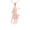 Rose, variant on Gold Polo Sport Horse Riding Jockey Pendant Necklace(Large) (10K White Gold, Pendant with 20" chain)