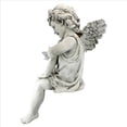thumbnail image 2 of Design Toscano KY47014 Présence Paisible Ange Gardien Statue de Jardin, Pierre Antique, 2 of 5
