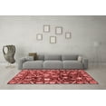 thumbnail image 3 of Ahgly Company Indoor Square Oriental Red Traditional Area Rugs, 4' Square, 3 of 4