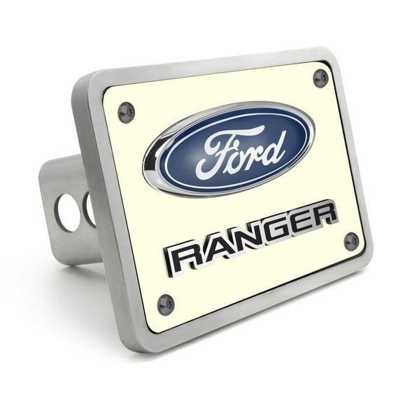 Ford Ranger 3D Logo Night Glow Luminescent Billet Aluminum 2 inch Tow Hitch Cover