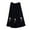 Black, variant on TMOYZQ Maxi Skirts for Women Cotton Linen Bohemian Long Skirt Two Layer Swing A-Line Flowy Skirts Casual Loose Beach Vacation Skirts