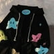 thumbnail image 4 of Y2k Harajuku Hoodies Women Vintage Cartoon Patchwork Zip Up Loose Sweatshirts Gothic Oversized Jackets Coat Streetwear Clothes, 4 of 4