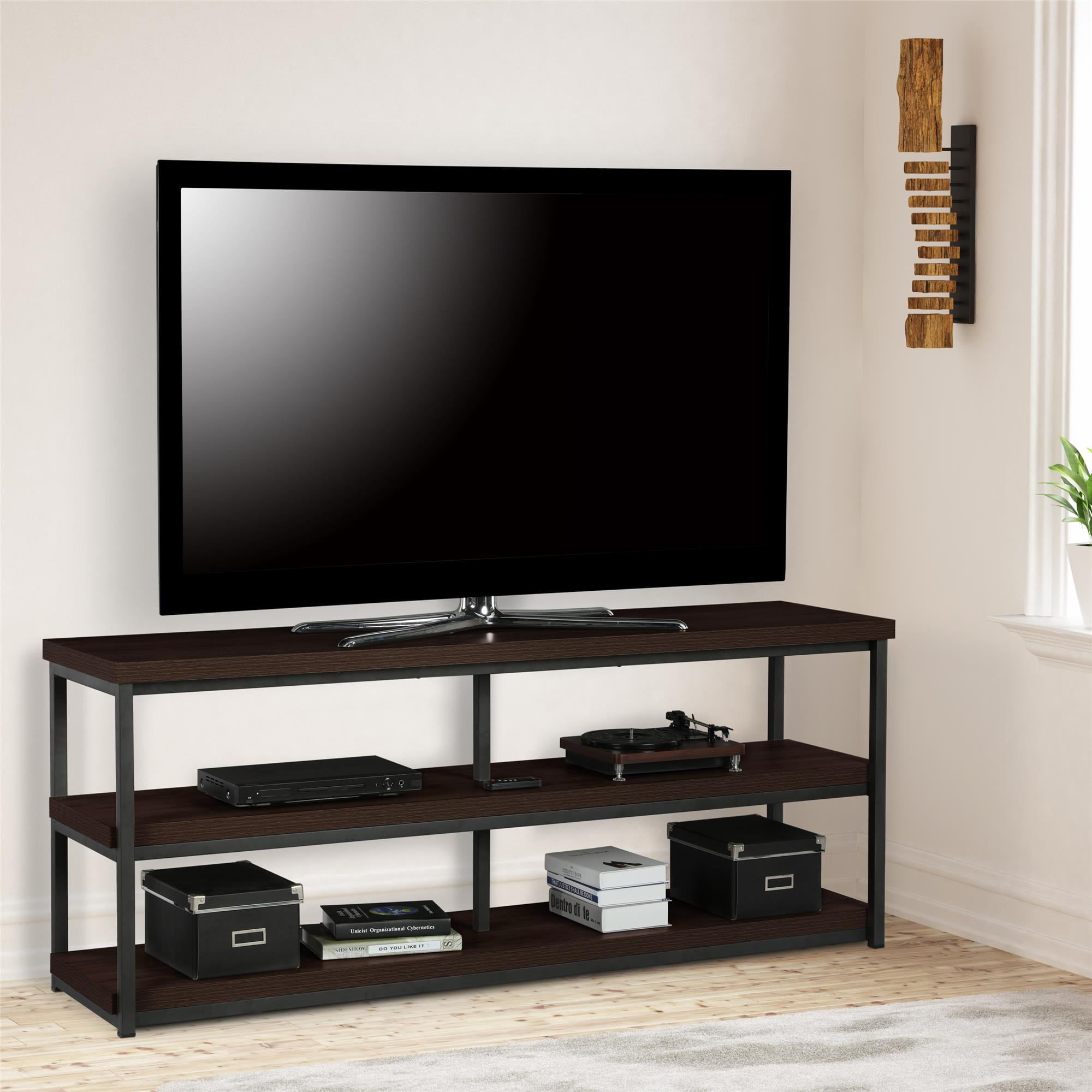Ameriwood Home Ashlar TV Stand for TVs up to 65", Espresso ...