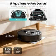 Lefant M330 Robot Vacuum and Mop with LiDAR Navigation, 450ml Visible Dustbin with Obstacle Avoidance, Perfect for Hardwood Carpets