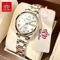 Ladies Luxury Wristwatch Waterproof Stainless Steel Elegant Quartz Watch Boxed