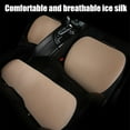 thumbnail image 5 of Breathable & Anti-Slip Viscose Filament Car Seat Covers (19.68*20.86in), New Universal Bottom Seat Covers for Cars of Front Seats, Anti-Slip Cotton Car Seat Covers with Pocket (Purple, Rear long seat), 5 of 7