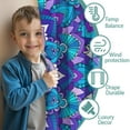 thumbnail image 3 of Blackout Kids Curtains,Purple Ethnic Mandala Pattern Childrens Insulated Curtains Set Of 2,Bedroom Essentials,Toddler Room Decor 52x63in(132x160cm), 3 of 5