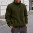 thumbnail image 4 of Gamivast Men's Fleece Jacket Full Zip up Sherpa Coat Stand Collar Winter Warm Outerwear Casual Long Sleeve Fluffy Tops with Pockets for Outdoor, 4 of 6