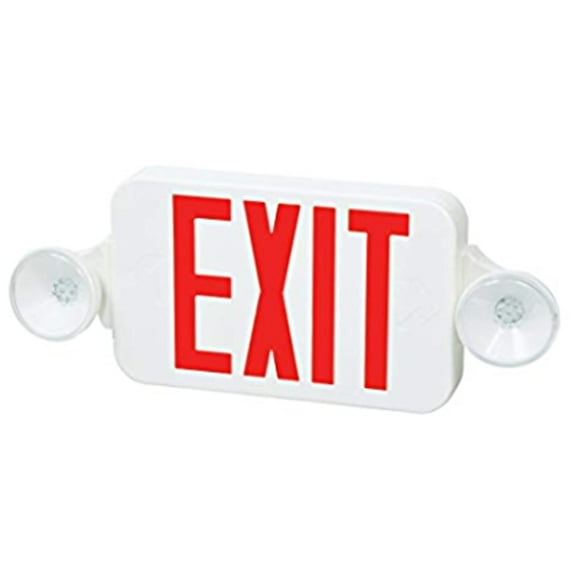 FHEC30WR Fulham Fire horse Exit Lighting Led (White Housing, Red Letters, Double Face