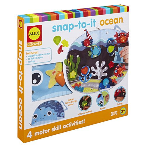 Alex Discover Snap-to-It Ocean Game Kids Art and Craft Activity