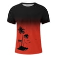 thumbnail image 4 of CONZONE Mens Hawaii Tshirts Short Sleeve Beach T-Shirts for Men Crew Neck Tropical Graphic Casual Summer Tee Tops, 4 of 4