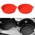 thumbnail image 1 of Universal Silicone Car Cup Holder Coasters Non-Slip Insert 2Pack, 1 of 6