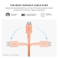 thumbnail image 7 of Native Union Type-C Belt Cable - USB-C to USB-C 4ft Ultra-Strong Charging Cable Compatible with iPhone 16, 16 Plus, 16 Pro, 16 Pro Max, iPad Pro, iPad Air, Galaxy S25, Flip 6, Fold 6 (Apricot), 7 of 7