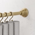 thumbnail image 3 of Better Homes & Gardens Rustproof 43” to 72” Adjustable Tension Decorative Shower Curtain Rod, Brass, 3 of 7