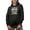 Black, variant on I Like Orcas and Maybe 3 People - Introvert Orca Lover, Black Hooded Sweatshirt or Hoodie, Medium