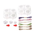 thumbnail image 1 of kokiya DIY Soap Making Kit Silicone Maker Versatile Handmade Craft Set for Art Projects strawberry, 1 of 10
