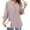 Hot Pink #6, variant on Bovemsi Women's Long Sleeve Tops Loose Shirt Top Stand Solid Color Collar Casual Long Sleeve Blouse