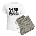 thumbnail image 5 of CafePress - All The Cool Kids Are Reading Pajamas - Women's Short Sleeve Print T-Shirt and Pants Light Cotton Pajama Set, 5 of 7