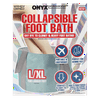 Onyx Professional Collapsible Foot Bath L/XL, Compact Foot Bath