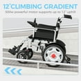 thumbnail image 5 of Edcsi Foldable All Terrain Power Wheelchair - Electric Wheelchair for Adults with 15 Miles Range, 500W Dual Motors & Lightweight Design for Seniors Indoor/Outdoor, 5 of 9
