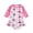 Hot Pink, variant on Ticikt Baby Girl Swimsuit One-Piece Long Sleeve Rash Guard Floral Zipper Bathing Suit Leopard Beach Wear,Color:Hot Pink,Size:18-24 Months