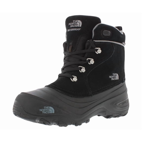 The North Face Chilkat Lace II Boot GS Boys Shoes Size 12, Color: Black