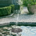 thumbnail image 4 of Solar Powered Fountain Pump Water Resin Crafts Colored Lights, 4 of 6