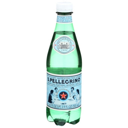 (Pack of 24) San Pellegrino Sparkling Water PET 16.9 Fo