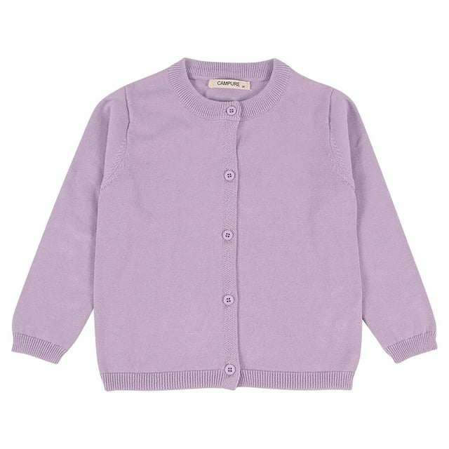 Toddler Girl&boy Baby Infant Kids Autumn And Winter Sweater Candy Color Cardigan Solid Color Small Cardigan Childrens Sweater