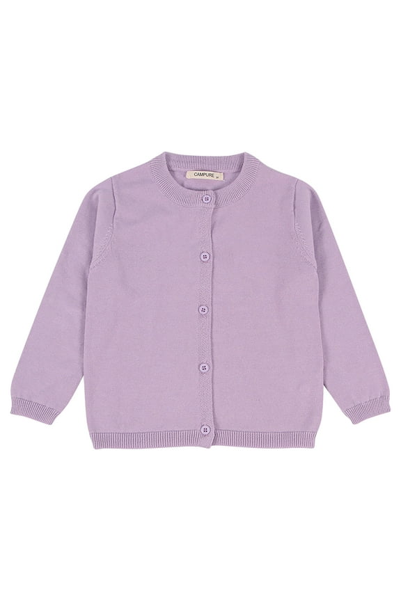 Toddler Girl&boy Baby Infant Kids Autumn And Winter Sweater Candy Color Cardigan Solid Color Small Cardigan Children's Sweater