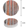 thumbnail image 1 of FMSHPON Oil Painting Style Birch Forest with Autumn Red Leaves Set of 8 Round Coaster for Drinks, Absorbent Ceramic Stone Coasters Cup Mat with Cork Base for Home Kitchen Room Coffee Table Bar Decor, 1 of 6