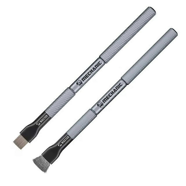 MECHANIC 2Pcs Motherboard IC Debonding Brush Steel Brush, Glue Removal Tin Removal, Polishing Brush