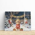 thumbnail image 3 of Happy New Year 2026 Golden Retriever Holiday Balloons Party Snow Horizontal Matte Canvas Poster Goldens Dog Lover Gifts Idea Wall Art Home Decor - 13018, 3 of 5