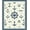 Blue, Pattern 2, variant on Flatwoven High Traffic Area Rug, Haven Nautical with Lighthouse for, Non Slip, Stain Resistant, Washable Area Rugs for Living Room, Bedroom(Blue, 4X6)