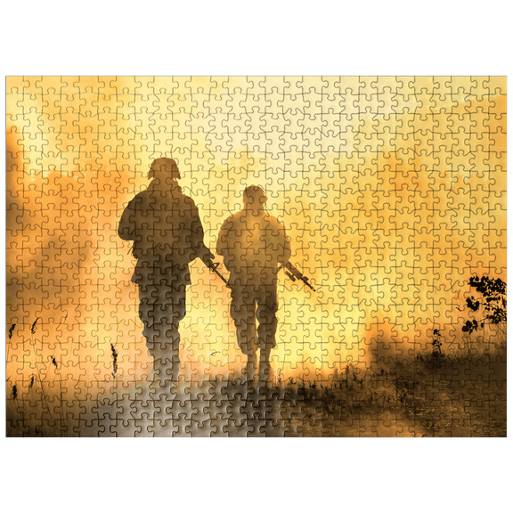 MyPuzzle - Marines In Action - Premium 500 Piece Jigsaw Puzzle for Adults