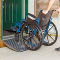 thumbnail image 3 of Silver Spring 4in High Aluminum Threshold Ramp, Punch Plate Surface, 24in L x 36in W, 3 of 6
