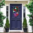 thumbnail image 5 of Independence Day Wreath, Holiday Indoor Decorative Garland Window Door Hanging Art Craft Gift, 5 of 8