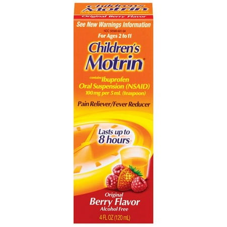 Children's Motrin Original Berry Flavor Ibuprofen Oral Suspension, 4 fl ...