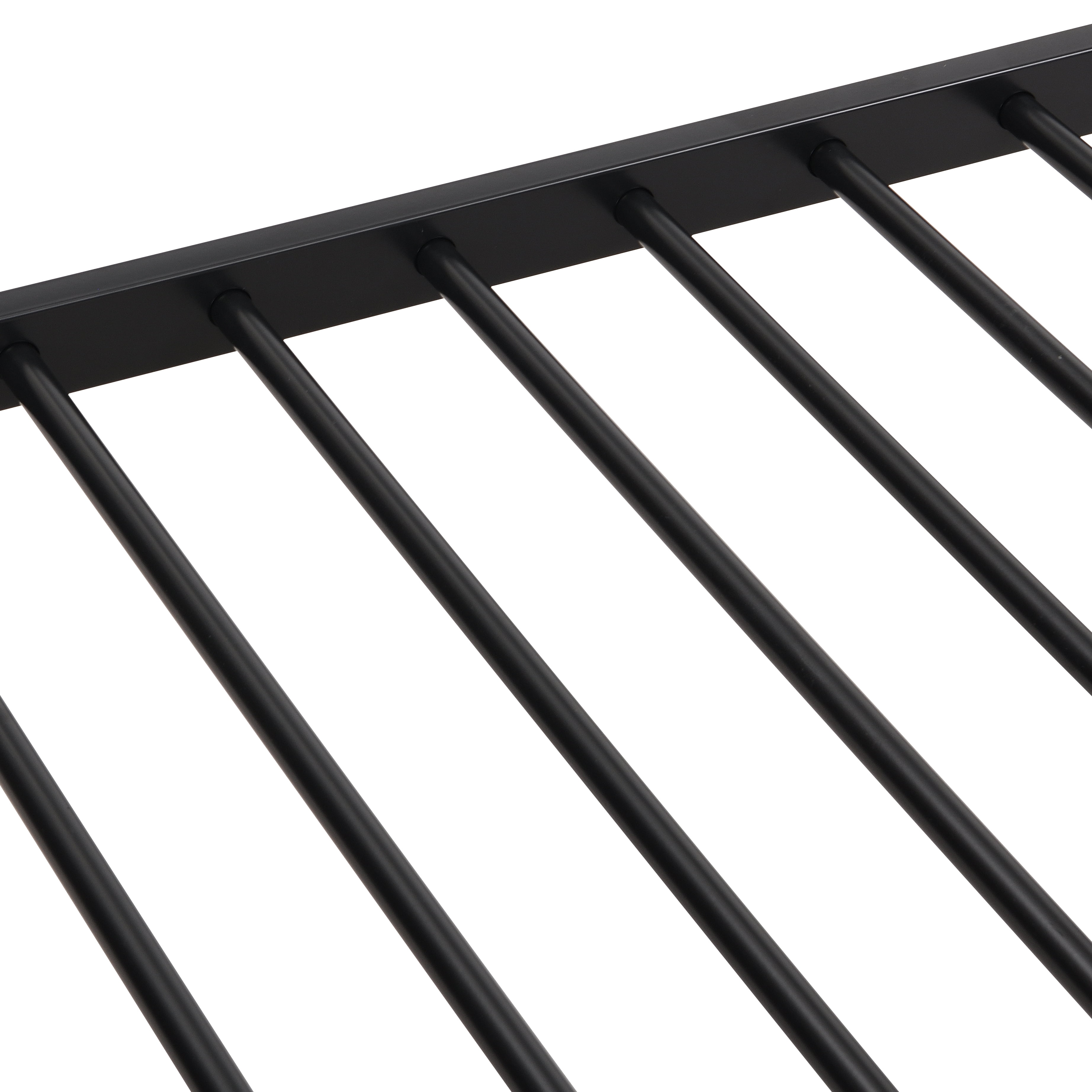 Full Over Full Metal Bunk Bed, No Box Spring Needed, Easy Assemble